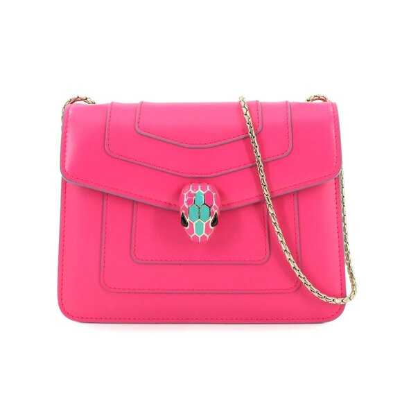 BVLGARI Serpenti Forever Cross Small Crossbody Chain Shoulder Bag 90283731 - Picture 1 of 9